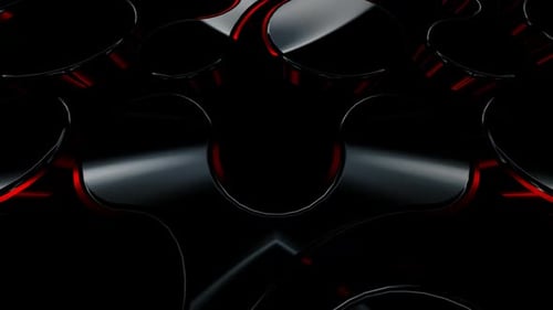 Abstract Background with Black and Red Elements, Exclusive, Shape, Figure, 3D Render, Unique Design