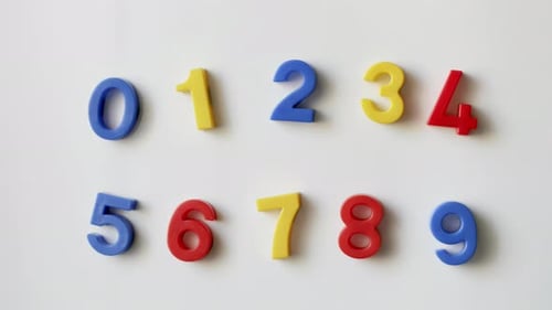 Number Fridge Magnets