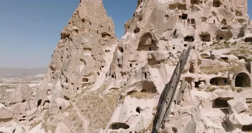 The Enigmatic Peaks of Uchisar Castle, Cappadocia, Turkey