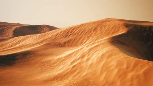 Große Sanddüne in der Sahara-Wüstenlandschaft