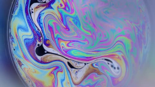 Abstract Colorful Swirls and Patterns