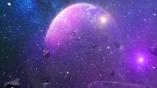 outer space purple tubular background