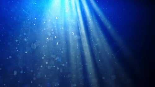 Underwater Depth with Floating Particles