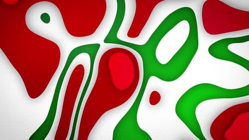 Red and Green Moving Background