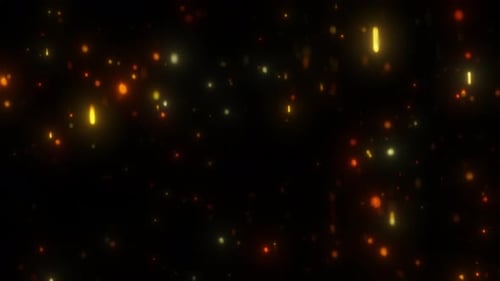 Glittering Particles And Bokeh Falling Background Seamless Loop