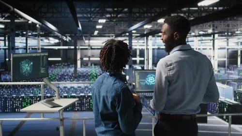 Data Center Team on Industrial Platform Using Artificial Intelligence