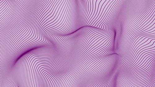 Abstract Fluid Purple Wavy Lines Animated Background