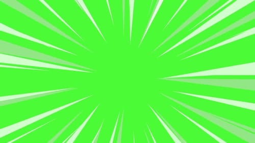 Anime Speed Line HD On Green Screen