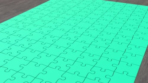 Connection concept. Puzzles.