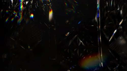 Abstract Light Leaks and Prism Lens Flare Overlay