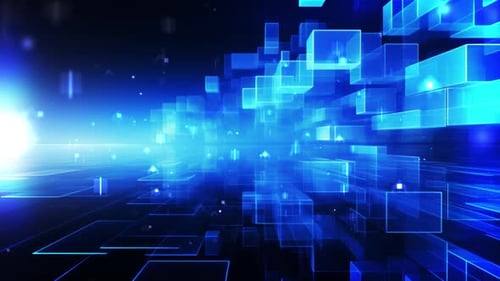 Blue Corporate Background Loop