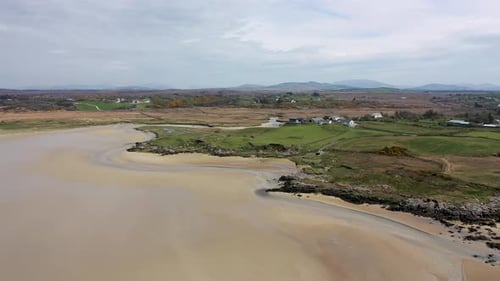Carn Beach at the Sheskinmore Nature Reserve Between Ardara and Portnoo in Donegal Ireland