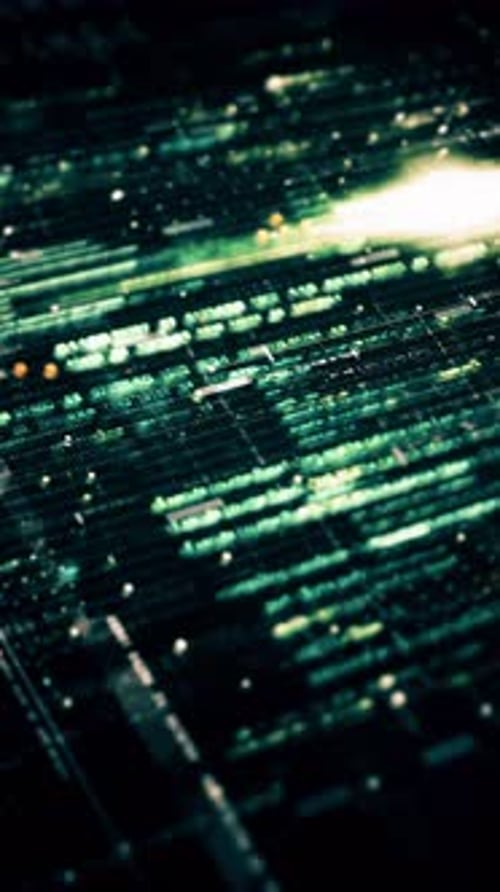 Futuristic Data Matrix Simulation Background 46
