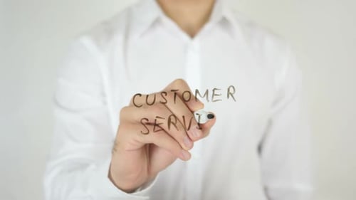 Customer Service, Written on Glass