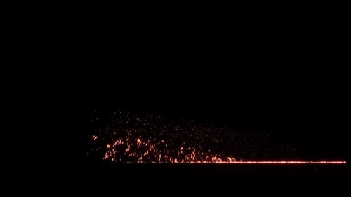 Fluid Glowing Sparkle Trail Animation
