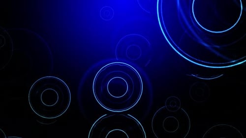 Blue Digital Technology Background Loop