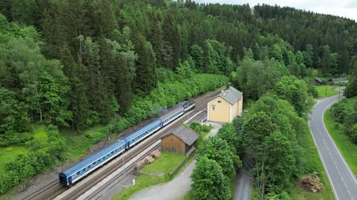Train Departure From The Station