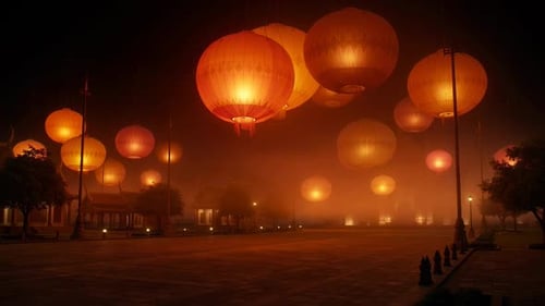 Lanternes géantes Vesak
