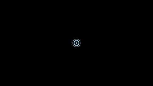 Interface Collection: Expansion and contraction of tiny dot with waves gliding around in center even