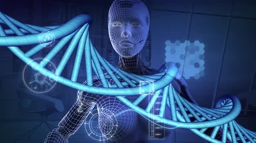 Android And The Holographic Projection Of DNA