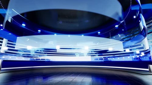 Hintergrund für TV-Nachrichtensendungen. Virtual Studio-Hintergrund