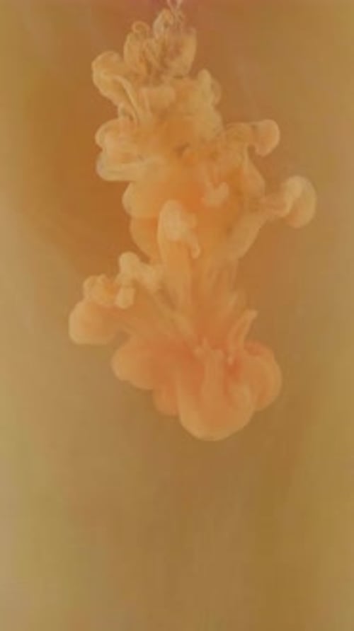 Encre vidéo verticale Water Splash Color Smoke Cloud