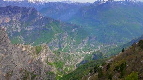 Aerial Video of the Grlo Sokolovo Canyon