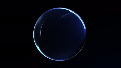 Abstract Fluid Circle Reveal Animation