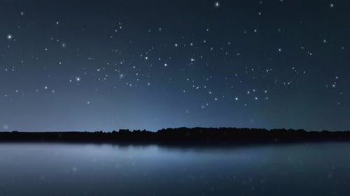 Night Sky Background 4K Loop