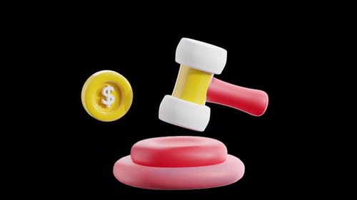 Red Auction Hammer Alpha