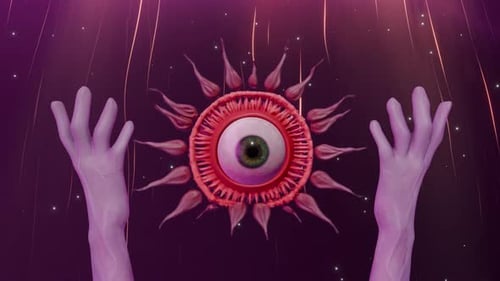 Celestial Eye Invocation 3D VJ Loops 4K