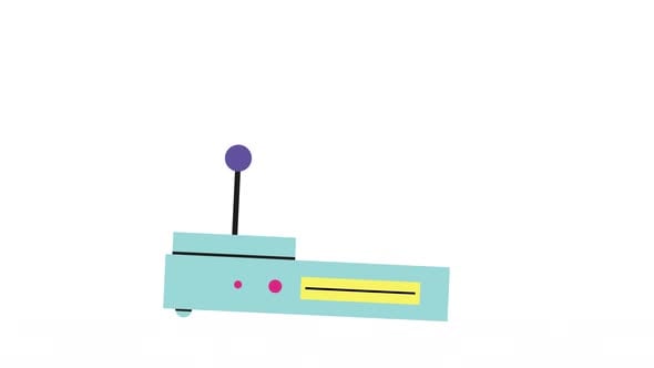 Escena de animación del módem , Motion Graphics Incluyendo: módem de ...