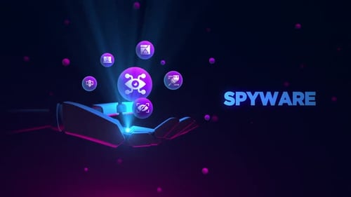 Spyware robotique Hand avec Icones