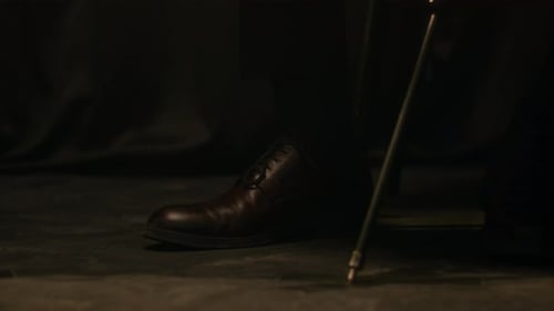 Cellist Tapping on Floor while Playing