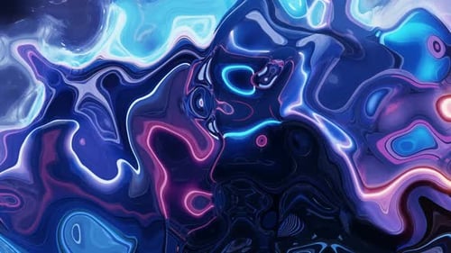 Animated colorful liquid background.