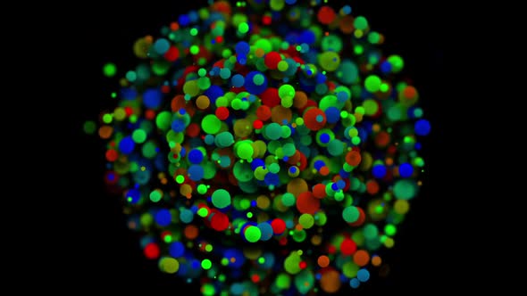 Colorful Circular Particles, Backgrounds Motion Graphics ft. visuals ...