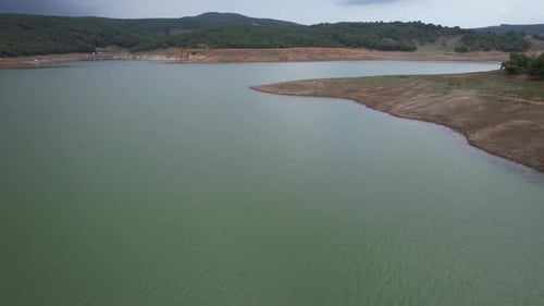 Aerial Dam Lake