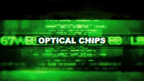 Glitch Text Title Animation with Digital Scan Lines