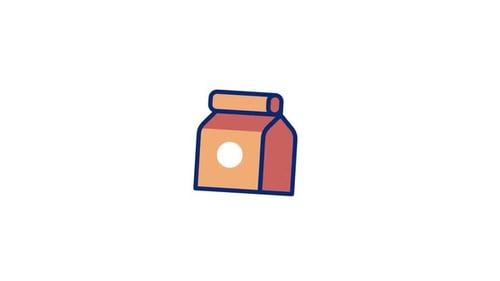 Paper Bag Animated Icon