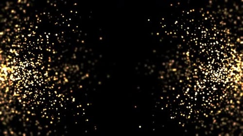 golden sparkle background glitter particles