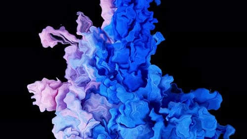 Swirling Symphony, abstrakter Hintergrund, der der Bewegung von flüssiger Acrylfarbe ähnelt und harmonisiert