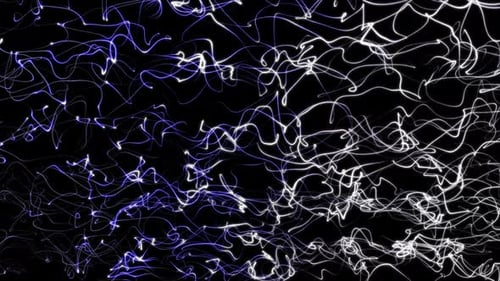 Colorful Abstract Wavy Line Topographic Background Loop V6