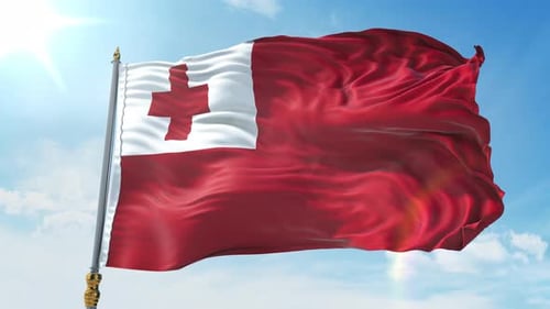 Flagge Tongas 4K