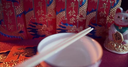 Ensemble de table de décoration du Nouvel An chinois