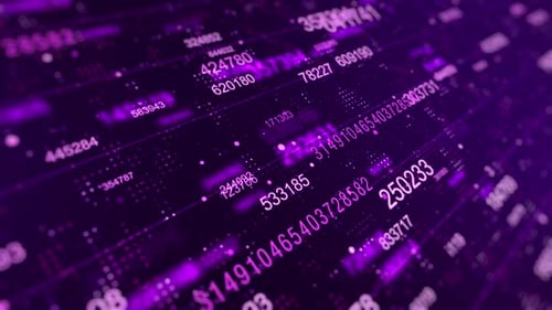 Hintergrund des Zufallszahlengenerators Violett V2