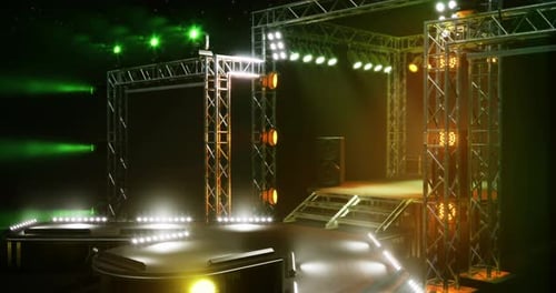 Dynamic Stage Lighting for Concerts and Broadcast Events