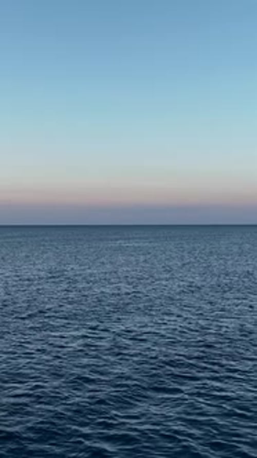 Vertical Video Morning Sea Aerial View Background