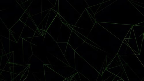 Animated Abstract Plexus Lines Network Background