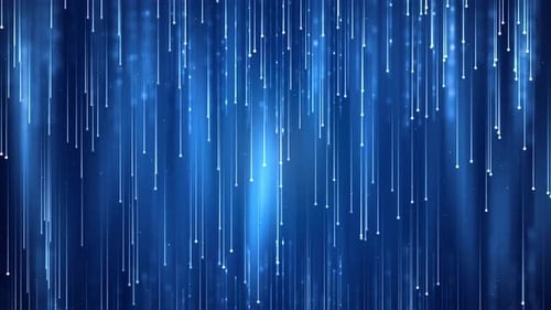 Lumière à particules atmosphériques bleues à LED 4 K