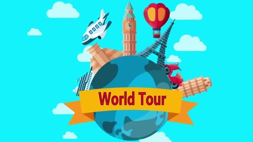 Marco de viagens e turismo em todo o mundo